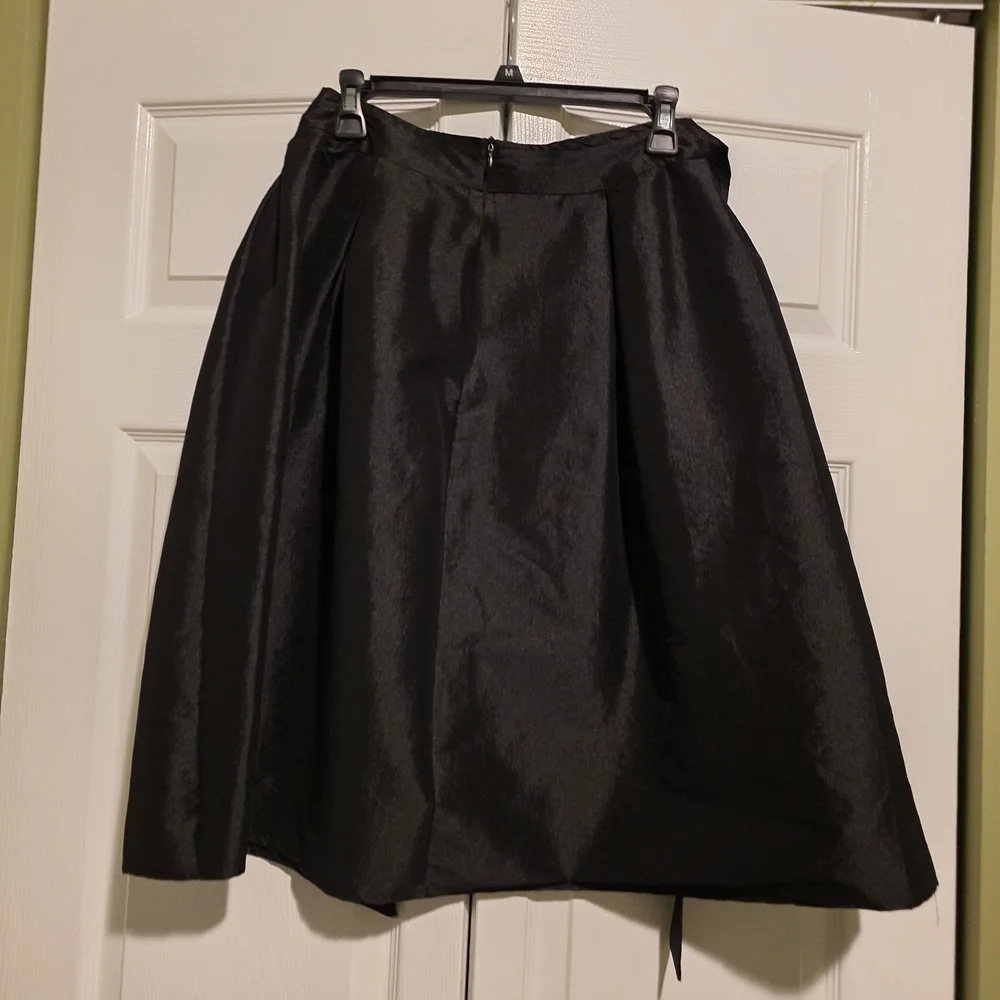 Chic Black A-Line Women's Skirt - Picture 7 of 9